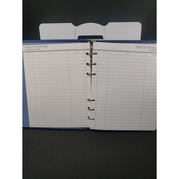 Vintage Gibson Address Book 1982 Unused Native Navajo Design Ring Binder Cloth - Picture 7 of 13